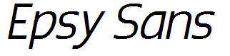 Epsy Sans