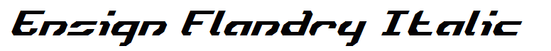 Ensign Flandry Italic