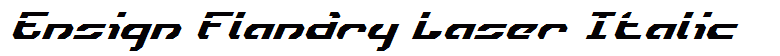 Ensign Flandry Laser Italic