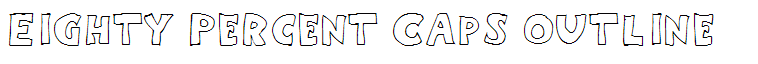 Eighty Percent Caps Outline