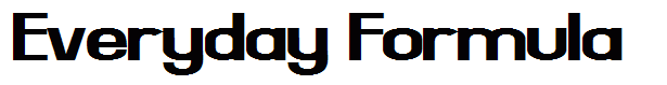 Everyday Formula