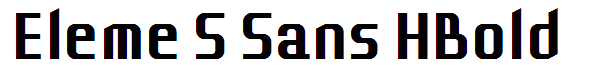 Eleme S Sans HBold
