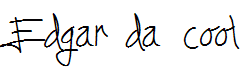 Edgar da cool