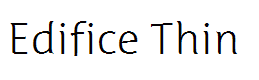 Edifice Thin