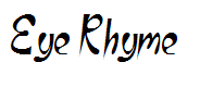 Eye Rhyme
