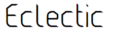 Eclectic