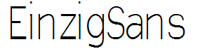 EinzigSans