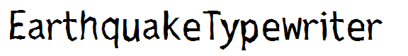EarthquakeTypewriter