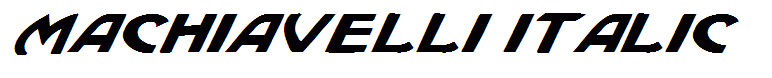Machiavelli Italic