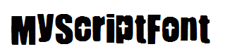 MyScriptFont