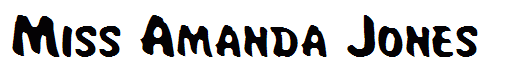 Miss Amanda Jones