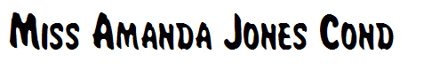 Miss Amanda Jones Cond