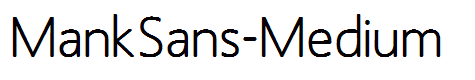 MankSans-Medium