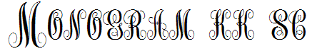 Monogram kk sc