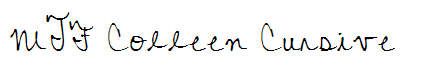 MTF Colleen Cursive