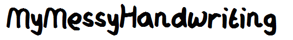 MyMessyHandwriting