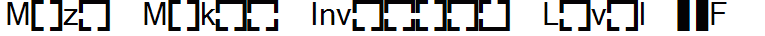 Maze Maker Inverted Level 1F
