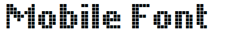 Mobile Font