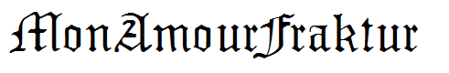 MonAmourFraktur