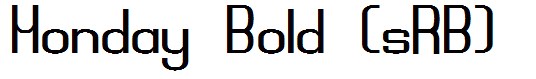 Monday Bold (sRB)