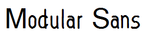 Modular Sans