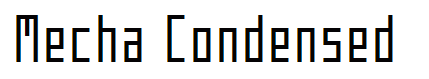 Mecha Condensed
