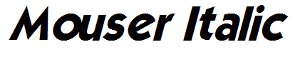 Mouser Italic