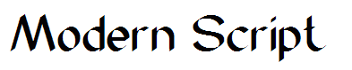 Modern Script