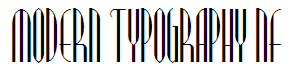 Modern Typography NF