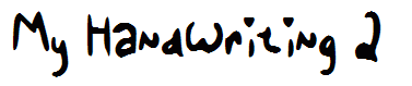 My HandWriting 2