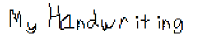 My Handwriting