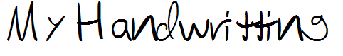 My Handwritting