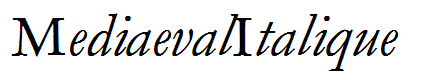 MediaevalItalique