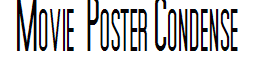 Movie Poster Condensed