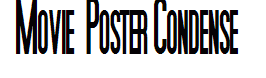 Movie Poster Condensed