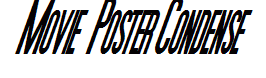 Movie Poster Condensed