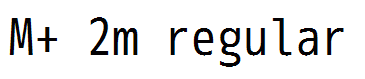 M+ 2m regular
