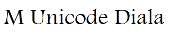 M Unicode Diala