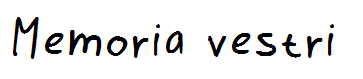 Memoria vestri