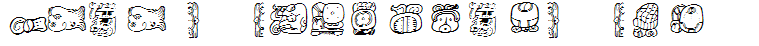 Maya hieroglyphics