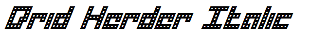 Drid Herder Italic