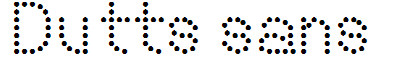 Dutts sans