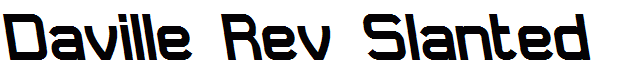 Daville Rev Slanted