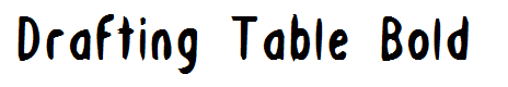 Drafting Table Bold