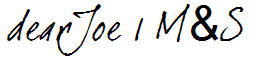 dearJoe 1 M&S