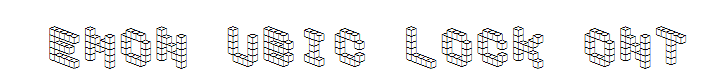 DemonCubicBlockFont