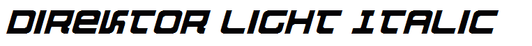 Direktor Light Italic