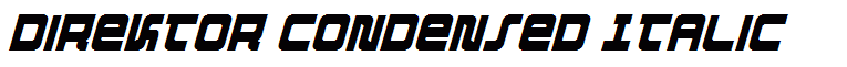 Direktor Condensed Italic