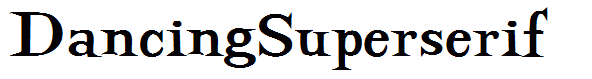 DancingSuperserif