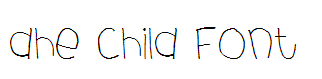 dhe child font